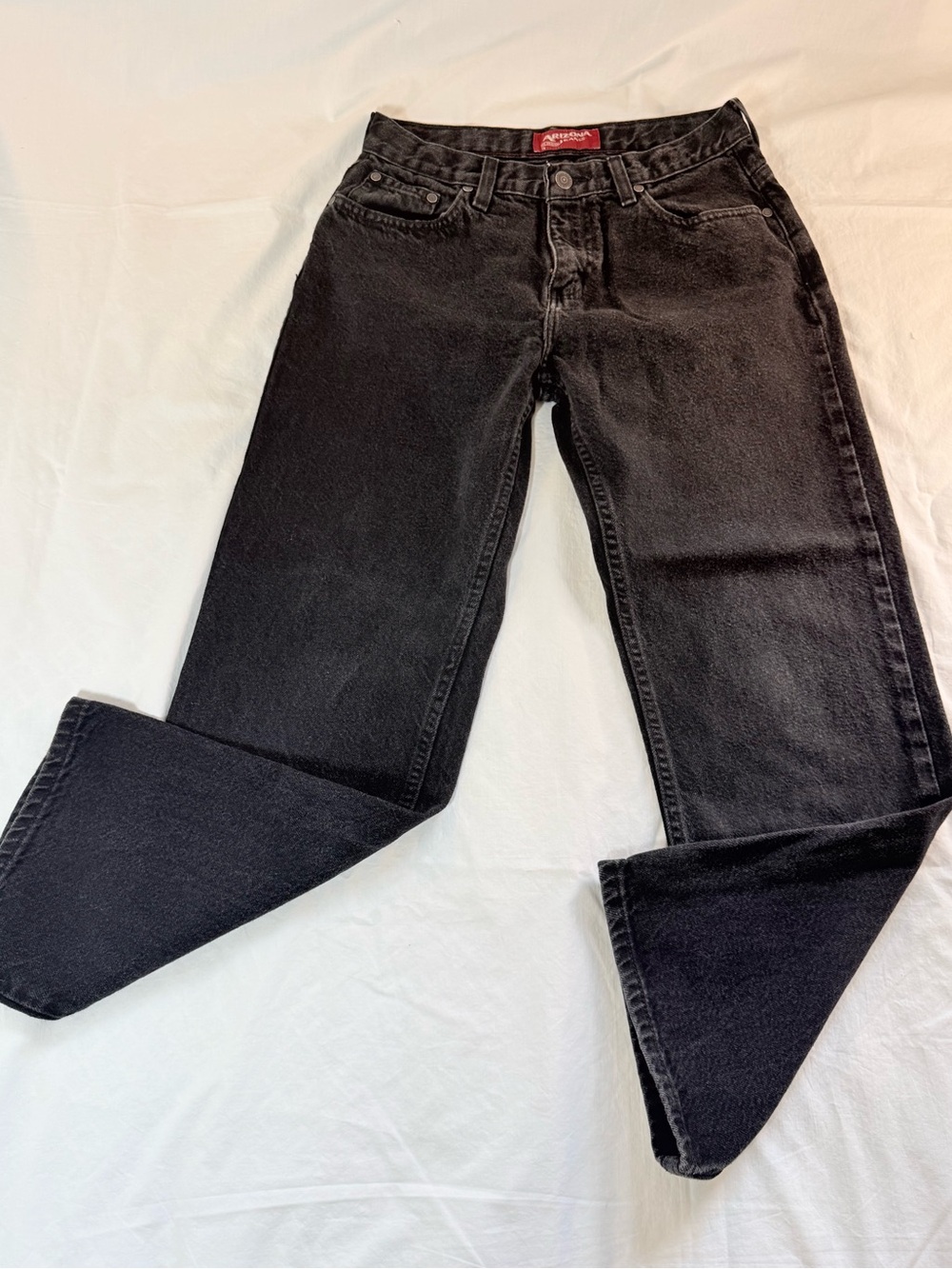 Arizona Jean Company Black Straight-Leg Big Kid Jeans